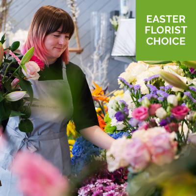 Easter Florist Choice - Let the experts work their magic with a unique Easter treat made with the freshest blooms of the day.
